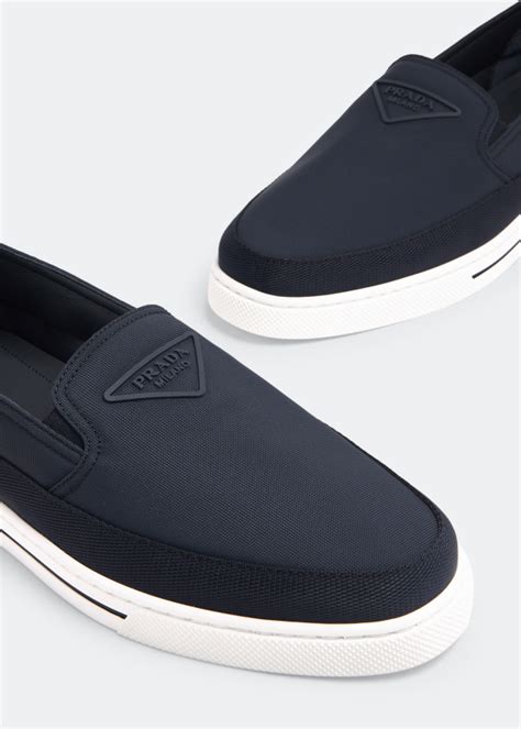 prada nylon trainers|prada nylon slip on sneakers.